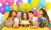 Парти за рожден ден: 4 часа ползване на празнична зала за до 20 деца