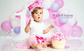 За най-малките! Smash cake фотосесия за детски рожден ден - с 5 или 10 обработени кадъра