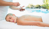 100 минути релакс! Терапия "Клеопатра" - масаж на цяло тяло с медено масло и млечна пяна, плюс маска на лице и пилинг