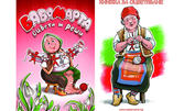 Комплект образователни книжки за деца на тема "Баба Марта" със задачи, стикери и картинки за оцветяване