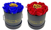 Подари 7 рози от сапун в елегантна кутия