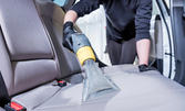 Професионално изпиране на седалки, мокет и багажник на лек автомобил или джип - на адрес на клиента