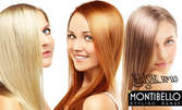 Измиване на коса с испанска козметика Montibello и прическа - без или със подстригване