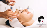 Лифтинг масаж на лице с пилинг и маска според типа кожа