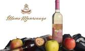 3 бутилки българско бяло вино Врачански мискет и 3 бутилки италианско розе Solarea Cerasuolo