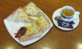 Чай Royal T-stic или кафе Bianchi, плюс сандвич "Ретро"