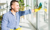 Двустранно почистване на прозорци и дограми в дом или офис