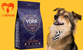 1кг насипна хипоалергенна храна Yora за малки, средни и големи породи кучета