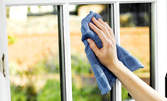 Почистване на прозорци в жилище до 100кв.м
