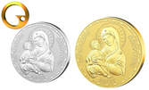 Сребърен медальон "Света Богородица", позлатен медал или колекция от двете