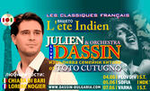 Концертът на Жулиен Дасен "Dassin meet Toto Cutugno" - на 5 Юни в Зала 3 на НДК