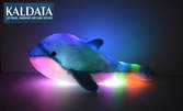 Светещ плюшен делфин - с LED светлини