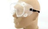 Защитни очила с поликарбонатни неутрални лещи с покритие срещу замъгляване, PVC рамка и 4 покрити вентилационни отвора