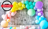 Триметрова арка от 100 балона - в цветове по избор