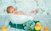 Фотосесия за новородено бебе - с 2 или 3 декора и обработка на кадрите