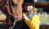 30-минутен урок по конна езда с треньор, за начинаещи и напреднали