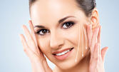 Почистваща и подмладяваща детокс терапия за лице! Пилинг, водно дермабразио, кислородна терапия, RF лифтинг и маска