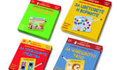 4 комплекта от малки развиващи активни карти за деца на 2 - 4г