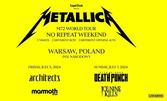Неповторимо изживяване с Metallica: Екскурзия до Варшава с 4 нощувки със закуски и транспорт, плюс билети за двата концерта на групата