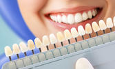 Избелване на зъби чрез система за домашно третиране Opalescence, плюс почистване на зъбен камък с ултразвук и полиране с Air Flow