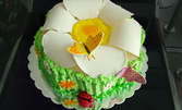 Вкусна торта "Първа пролет" - 10 парчета