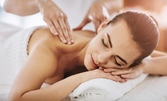 Екзотичен масаж с ароматна свещ и арома масла на гръб или на цяло тяло
