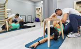 Кинезитерапия при гръбначни изкривявания - с изследване, измерване и провеждане на индивидуални комплексни упражнения