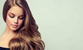 Терапия за коса с био органичен кератин Оme Organic, подстригване и оформяне със сешоар