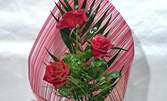 Букет от рози или гладиоли за първия учебен ден или за друг повод