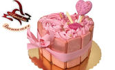 Сладък Св. Валентин: 6 броя кремчета или торта във формата на сърце