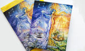 Комплект от три броя поздравителни картички по избор, по картините на британската художничка Джоузефин Уол