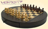 Игра за ценители! Луксозен дървен шах