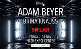 SOLAR x ADAM BEYER x BRINA KNAUSS на 1 Ноември, в Inter Expo Center