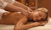Класически аромамасаж на гръб, кръст, масажна яка, ръце или цяло тяло