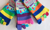 Kъси цветни чорапи с пръсти