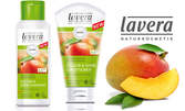 Натурална грижа за боядисана коса lavera - шампоан и балсам, без или със маска, с био манго и био авокадо