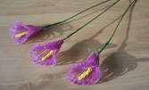 Ръчно изработено цвете от мъниста - Кала или Гербер