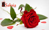 За Нея! Прекрасна и изящна червена роза за Св. Валентин