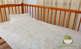 Сладки сънища! Спален комплект от био памук за бебе