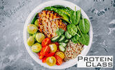 Здравословно комбо меню Fit Box - с протеин, въглехидрат и салата по избор