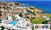 Екскурзия до Кипър: 7 нощувки със закуски и вечери в Penelope Beach Hotel & Apartments***, плюс самолетен билет