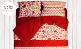 Спален комплект Invite Love в екоторбичка - в размер и цвят по избор, с безплатна доставка