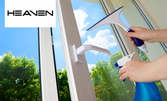 Двустранно измиване на прозорци в апартамент или офис до 100кв.м