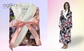 Дамски халат за баня "Beauty" от висококачествени памук и микрофибър