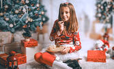 Семейна коледна фотосесия, плюс 5 дигитални картички със снимки
