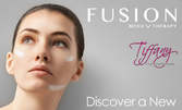 Безиглена мезотерапия на лице с хиалурон, плюс хидратираща маска с козметика Fusion-Spain