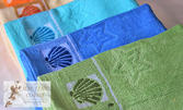 Комплект от 6 броя многоцветни хавлиени кърпи
