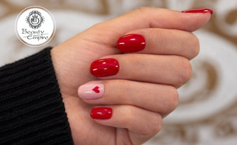 Маникюр с гел лак, плюс укрепваща база, от MD Beauty Empire