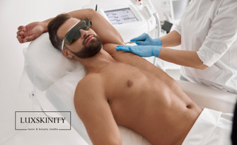Лазерна епилация за мъже на зона по избор с александритен лазер Candela GentleMax Pro Plus, от Luxskinity