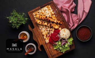 Вкусно хапване от Изтока: Салата, основно ястие и десерт, от Masala Restaurant
